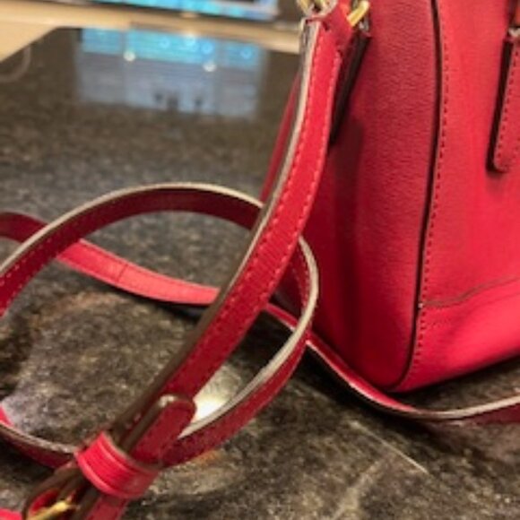 EUC Coach Saffiano Leather Satchel in Raspberry Pink - Picture 2 of 14